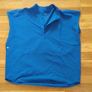 Figs Rafaela scrub top xsmall royal blue